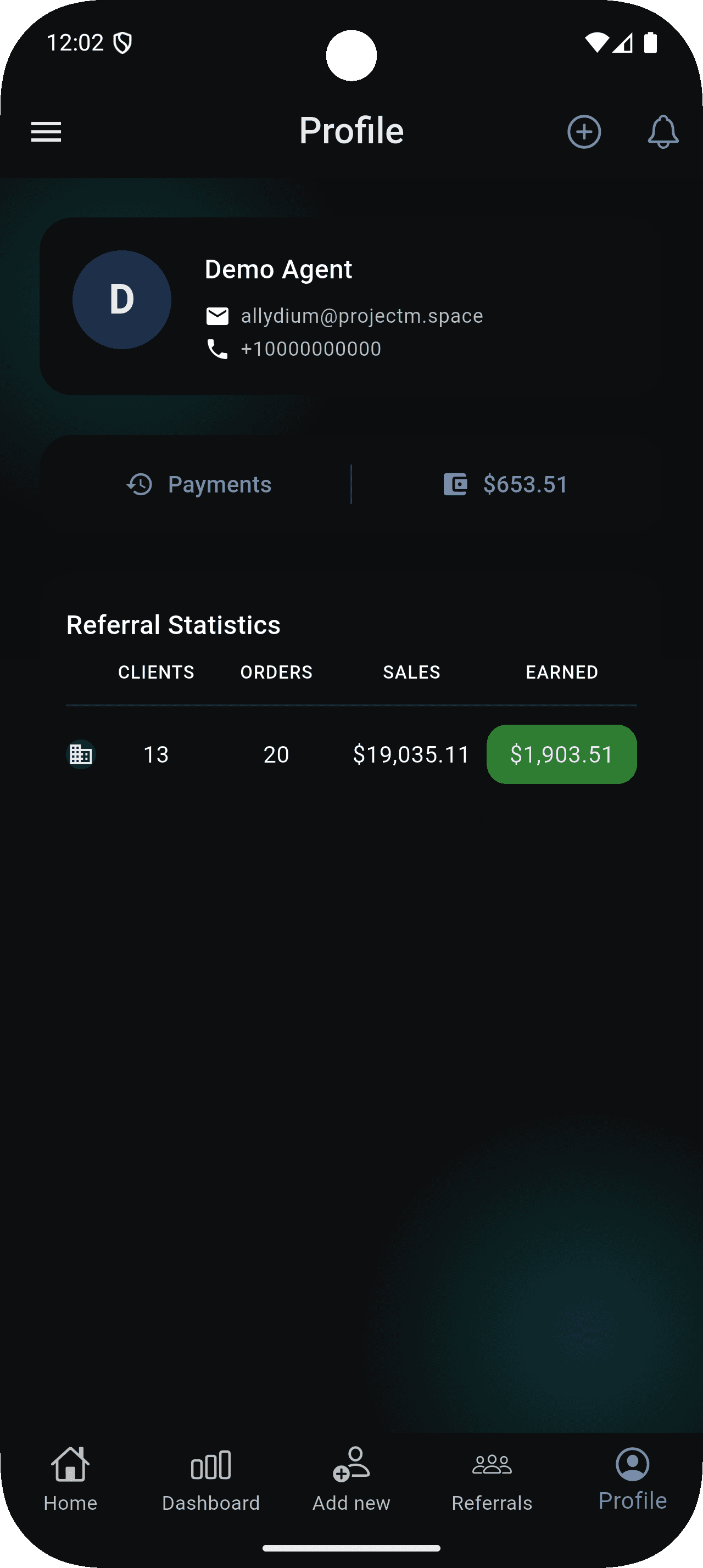 Profile reports